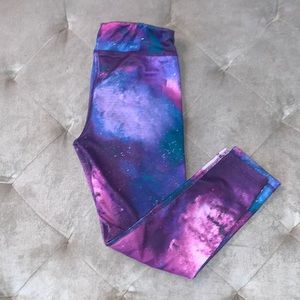 Girls galaxy leggings 6X